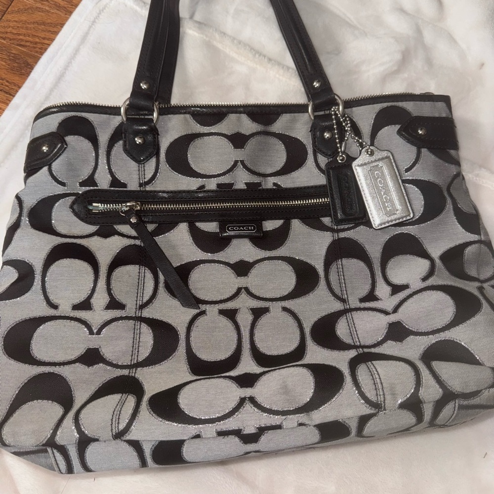 Coach Daisy Emma Metallic Tote